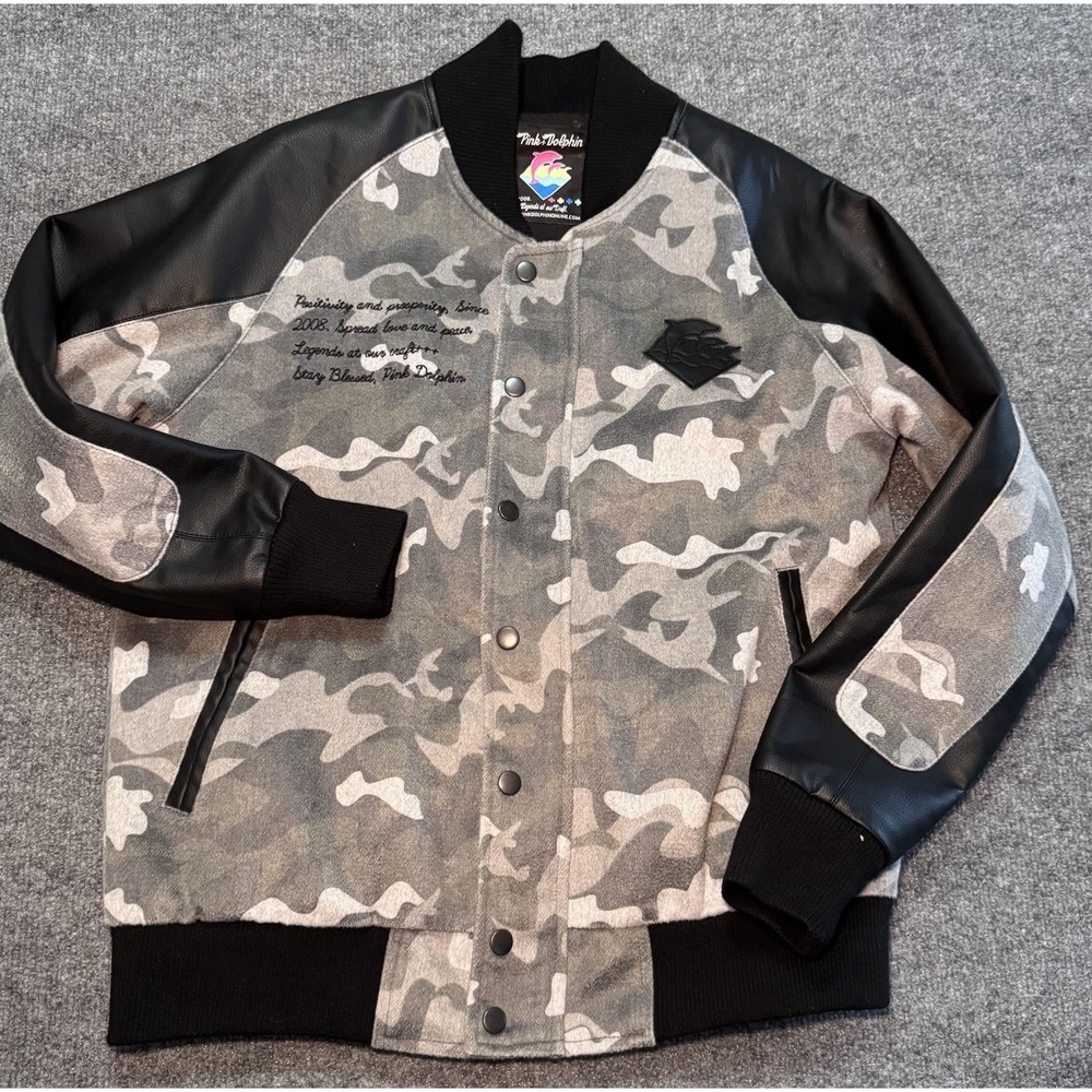 Pink Dolphin y2k  Legends at Our Craft Bomber Jacket Men's M Limited Run